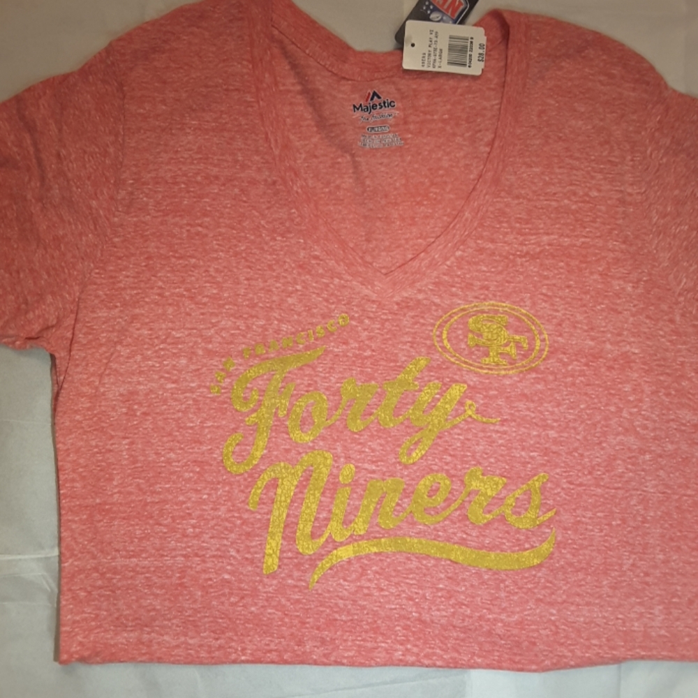 SF Forty Niners Majestic XL red brand new shirt
